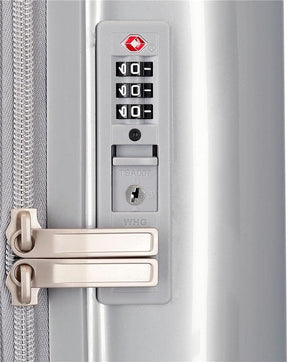 Conjunto de Malas Disney Stitch Cinza com Cadeado TSA Integrado