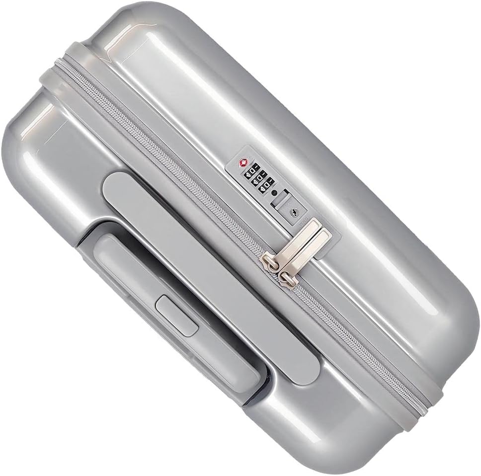 Conjunto de Malas Disney Stitch Cinza com Cadeado TSA Integrado