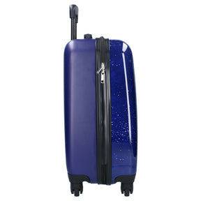 Mala de Viagem com Rodinhas e Toalha de Praia - Conjunto Disney Stitch & Angel 2 Peças (70x140 cm).