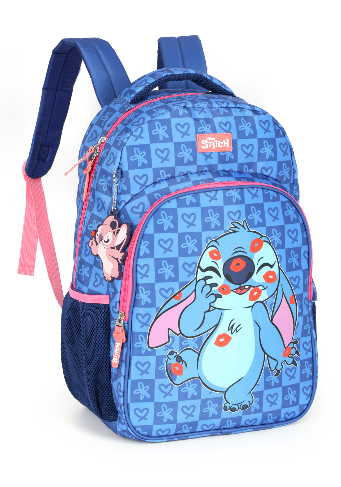 Kit Mochila Stitch in Love Disney - Com Lancheira e Estojo