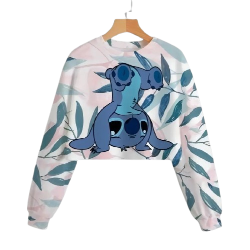 Blusa Manga Longa Infantil Stitch | Conforto e Estilo para Fãs do Stitch